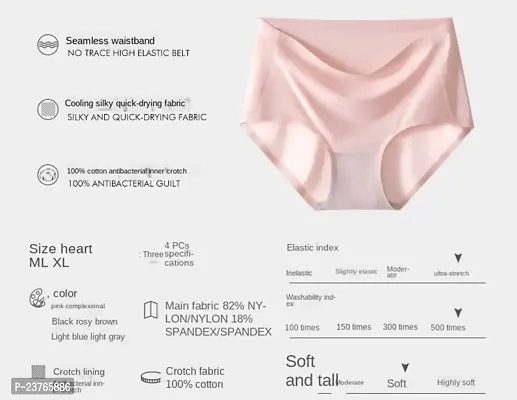 Seamless Panties for Women High Waist Full Coverage Ladies Underwear-thumb5