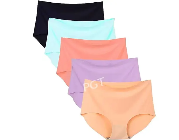 Seamless Panties for Women High Waist Full Coverage Ladies Underwear
