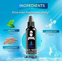 Muuchstac Ocean Face Wash - Clear Skin, Oil Control, Acne Defense, Dark Spot Reduction  - Pack of 1-thumb2