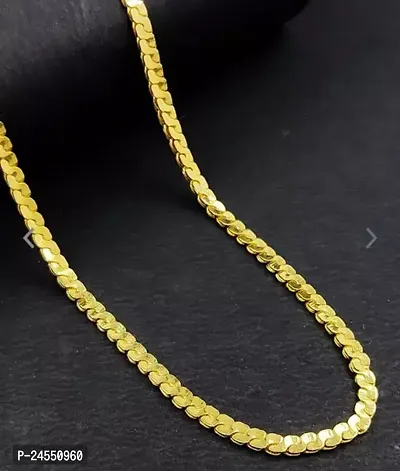 High Quality Indian Polished Golden Alloy Chain For Men-thumb0