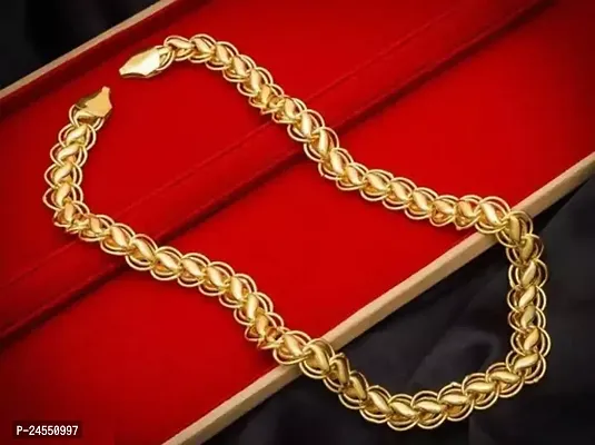 High Quality Indian Polished Golden Alloy Chain For Men-thumb0