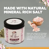 The Giftcase Bath Salt for Body & Foot Spa | water-soluble minerals| Pure and Natural| Calming, Relaxing, Muscle Pain Relief, Aromatherapy | Scented bath salt|Rose+Lavender+Frankincense Fragrance-thumb2