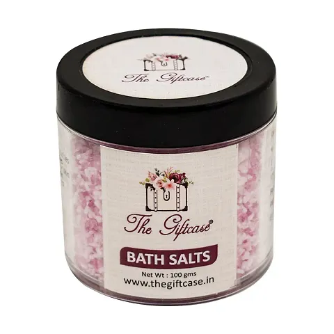 The Giftcase Bath Salt for Body & Foot Spa | water-soluble minerals| Pure and Natural| Calming, Relaxing, Muscle Pain Relief, Aromatherapy | Scented bath salt|Rose+Lavender+Frankincense Fragrance