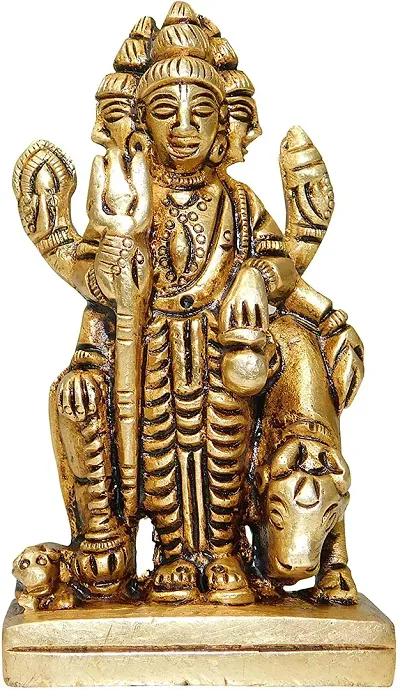 Buy Dattatreya Idol Tridev Idols Dattatreya Idol Brass Dattatreya ...