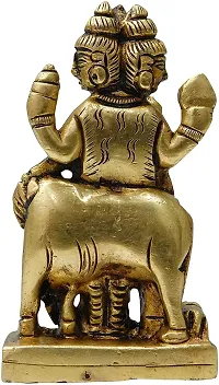 Dattatreya Idol  Tridev Idols  Dattatreya Idol Brass  Dattatreya  Statue  God Datta Idol  Trimurti  Bhagwan  Lord Datta  Statues (Height-2.75)-thumb3