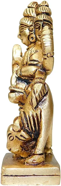 Dattatreya Idol  Tridev Idols  Dattatreya Idol Brass  Dattatreya  Statue  God Datta Idol  Trimurti  Bhagwan  Lord Datta  Statues (Height-2.75)-thumb2