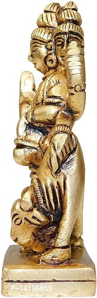 Dattatreya Idol  Tridev Idols  Dattatreya Idol Brass  Dattatreya  Statue  God Datta Idol  Trimurti  Bhagwan  Lord Datta  Statues (Height-2.75)-thumb3