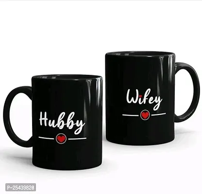 Fancy Ceramic Mug for Gift Pack of 2-thumb0