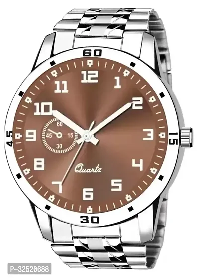 Elegant Metal Analog Watches For Men And Boys-thumb0