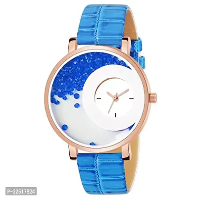 Stylish Synthetic Leather Analog Watch For Women-thumb0