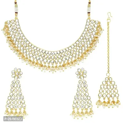 Traditional Temple Choker Necklace Set For Women