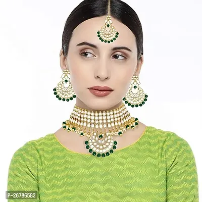 Traditional Temple Choker Necklace Set For Women- ISHA456-thumb5