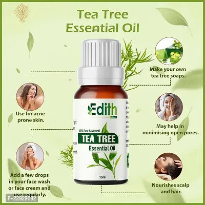 Tea Tree Oil for Skin, Hair and Acne care - Tea-Tree Essential Oil - 15 ml-thumb5
