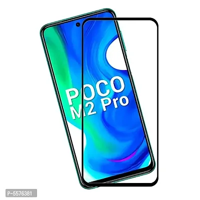 Tempered Glass Screen Guard for Mi Redmi 9 Power / 9 Prime; Poco M2 / M3 (Transparent) Full Coverage Gorilla Protector (Except Edges; slightly small Due to Curved Edges); Pack of 1-thumb0