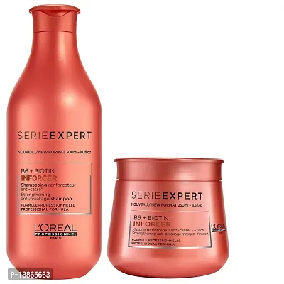L'Oreacute;al Professionnel Serie Expert Inforcer Shampoo 300 Ml, For Reduced Hair Breakage