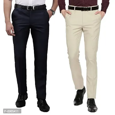 ELANHOOD Regular Fit Men Black, Light Blue Trousers - Buy ELANHOOD Regular  Fit Men Black, Light Blue Trousers Online at Best Prices in India |  Flipkart.com