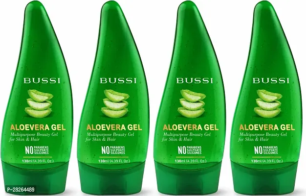 Pure Soothing Aloe Vera Multipurpose Beauty Gel For Skin And Hair. Pack Of 4