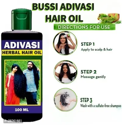 Adivasi Herbal Hair Oil- 100 ml Each, Pack Of 4-thumb3