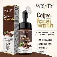 Coffee Foaming Face Wash For Skin Brightening, Acne And Oil Control Face Wash With Built In Brush.-thumb1