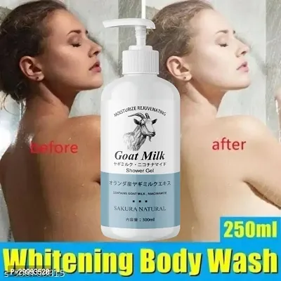 Goat Milk Mousse Body Wash Whitening Shower Gel Moisturizing Body Care-thumb0