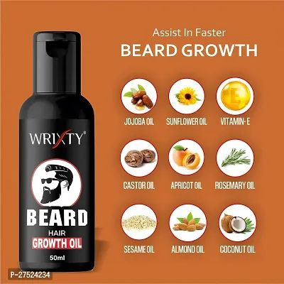 100 Per Cent Natural Beard Growth Oil Almond And Thyme For Strong And Healthy Beard Growth Oil-thumb2