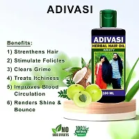 Adivasi Herbal Hair Oil-100 Ml Each, Pack Of 3-thumb1