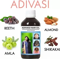 Bussi Adivasi Herbal Hair Oil- 250 ml Each, Pack Of 2-thumb3