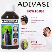 Bussi Adivasi Herbal Hair Oil- 250 ml Each, Pack Of 2-thumb1