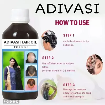 Bussi Adivasi Herbal Hair Oil- 250 ml Each, Pack Of 2-thumb2