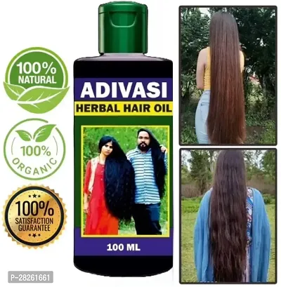 Adivasi Herbal Hair Oil- 100 ml Each, Pack Of 4-thumb4