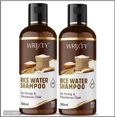 Rice Water Shampoo Strong and Long Hair Restures and Re-Balances Pack Of 2