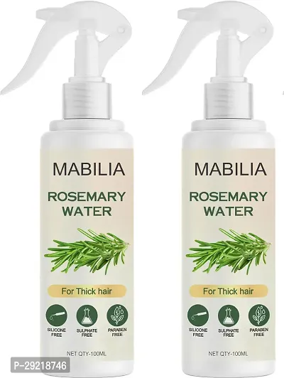 Classic 100% Natural Rosemary Water Spray For Hair Growth, Scalp and Hair Mist Pack Of 2-thumb0