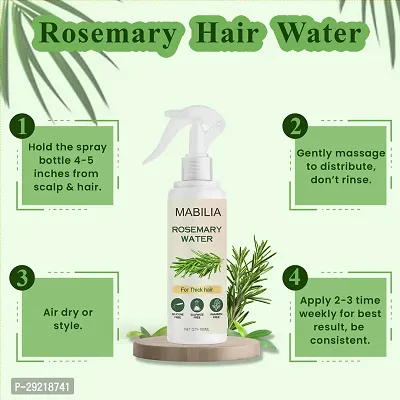 Classic 100% Natural Rosemary Water Spray For Hair Growth, Scalp and Hair Mist-thumb5