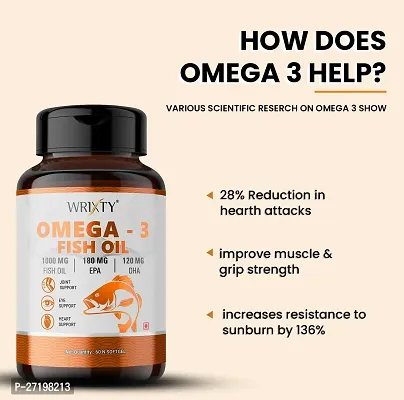 Omega 3 Fish Oil for Brain, Heart And Joint Health-thumb3