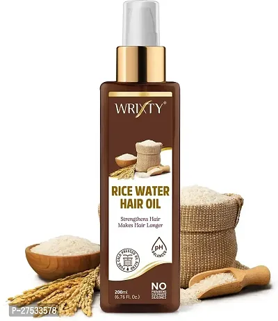 Rice Water Hair Oil Restores Hair Vitality Protects Hair From Uv Exposure-200 Ml-thumb0