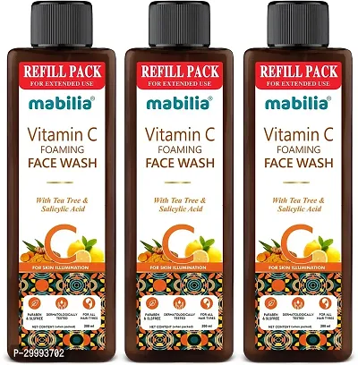 Vitamin C Foaming Spot Blackhead Remover Face Wash 600 ML Pack Of 3-thumb0