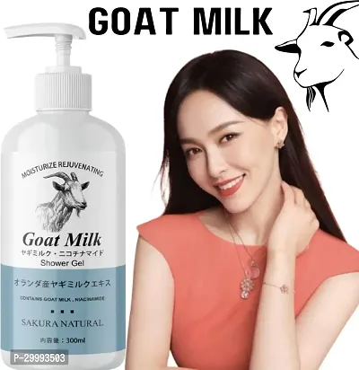 Goat Milk Mousse Body Wash Whitening Shower Gel Moisturizing Body Care-thumb0