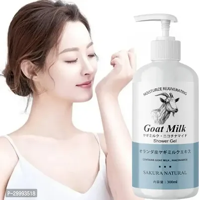 Goat Milk Whitening Prevents Body Acne,Paraben,Sls Free Shower Gel-thumb0