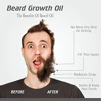 Beard Growth Oil Advanced 60Ml Beard Growth Oil For Redensyl And Dht Booster, Nourishment And Moisturization, No Harmful Chemicals Hair Oil-thumb2