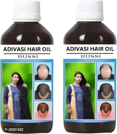 Bussi Adivasi Herbal Hair Oil- 250 ml Each, Pack Of 2-thumb0