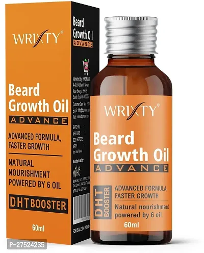Beard Growth Oil Advanced 60Ml Beard Growth Oil For Redensyl And Dht Booster, Nourishment And Moisturization, No Harmful Chemicals Hair Oil