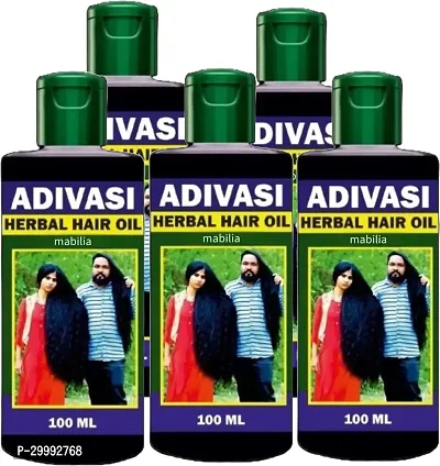 Adivasi Jadibuti Hair Oil For Women And Men Pack Of 5