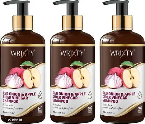 Onion Apple Cider Vinegar Shampoo For Hair Growth Pack Of 3
