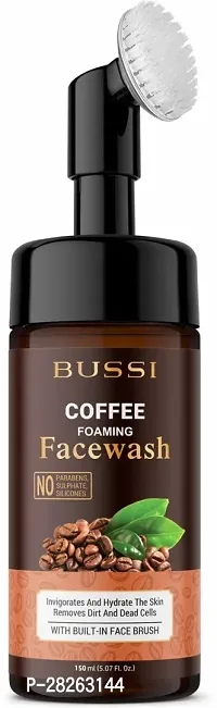 Coffee Brightening Foaming Face Wash With Silicon Face Massage Brush-150 ml