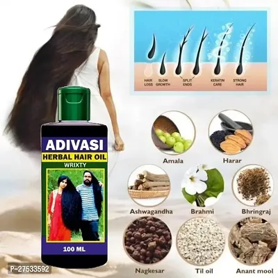 Adivasi Herbal Hair Oil-100 Ml Each, Pack Of 3-thumb4
