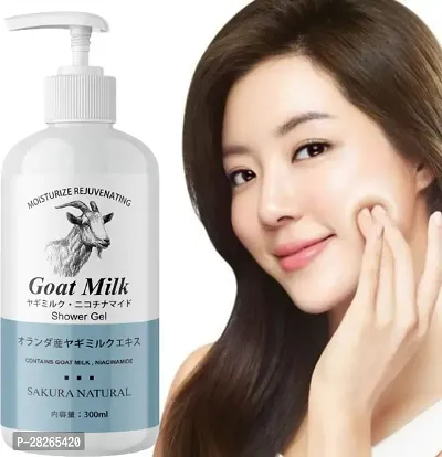 Goat Milk Mousse Body Wash Whitening Shower Gel Anti-Ageing Gel-thumb0