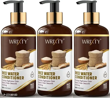 Rice Water Hair Conditioner Prevents Hairbreakage Make Hair Smoother And Shiner Pack Of 3