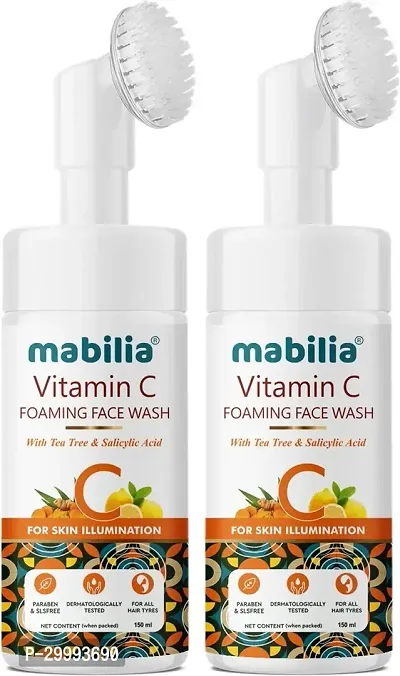 Vitamin C For Oil Control And Skin Brightening Face Wash 300 ML Pack Of 2-thumb0