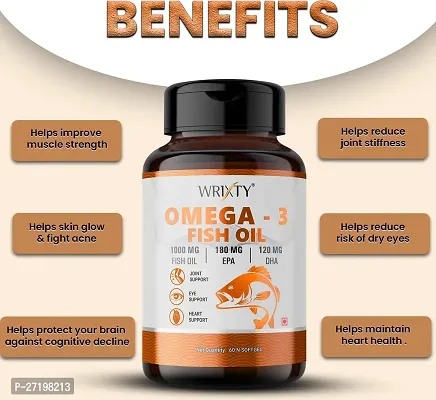 Omega 3 Fish Oil for Brain, Heart And Joint Health-thumb2