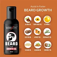 100 Per Cent Natural Beard Growth Oil Almond And Thyme For Strong And Healthy Beard Growth Oil Pack Of 2-thumb1